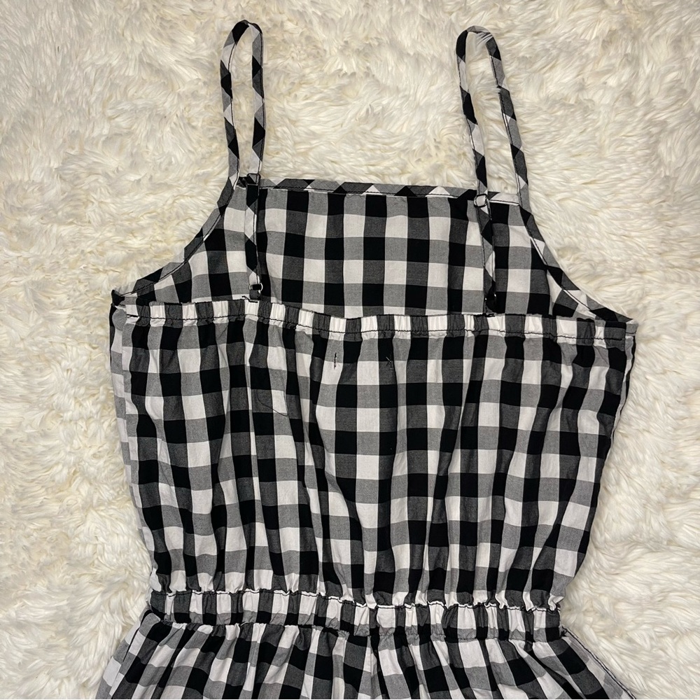 Cisono Black & White Gingham Romper - Picture 7 of 13